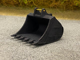 1:32 Scale Plastic 6 Tooth Large Digging bucket
