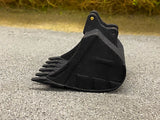 1:32 Scale Plastic 6 Tooth Large Digging bucket