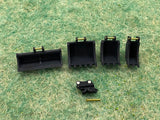 1:32 Scale Plastic Bucket Set with hitch for 8 Ton Excavators