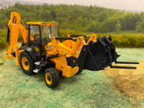 1:32 Scale Britains JCB 3CX Plastic 4in1 bucket kit with teeth.