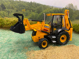 1:32 Scale Britains JCB 3CX Plastic 4in1 bucket kit with teeth.