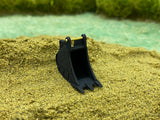 1:50 Scale Plastic 20+ Ton 3 Tooth Bucket