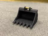 1:50 Scale Plastic 30+ Ton 6 tooth digging bucket