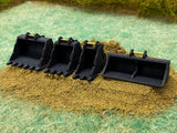 1:50 Scale Plastic 40+Ton Bucket set
