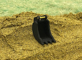 1:35 Scale Plastic 4 Tooth Bucket for the Joal JCB 4CX