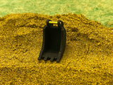 1:35 Scale Plastic 4 Tooth Bucket for the Joal JCB 4CX