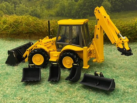 1:35 Scale Plastic Rear Bucket Set with hitch for the Joal JCB 4CX