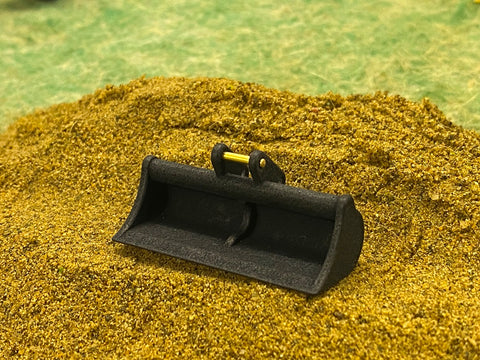 1:35 Scale Plastic Grading Bucket for the Joal JCB 4CX