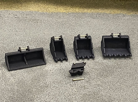 1:35 Scale JCB 820 Bucket Set and Hitch