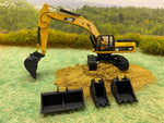1:50 Scale Plastic 40+Ton Bucket set with Quick Hitch choice