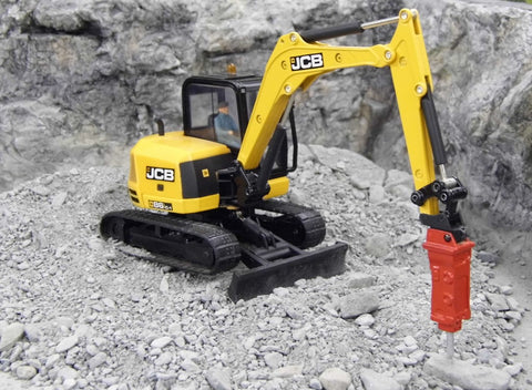 Cimodels rock hammer breaker to fit Britains JCB 86c1, 3CX 8060 Excavator digger